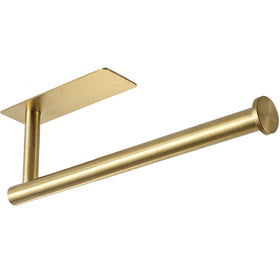 theaoo matte black paper towel holder wall mount showing rust-free durability