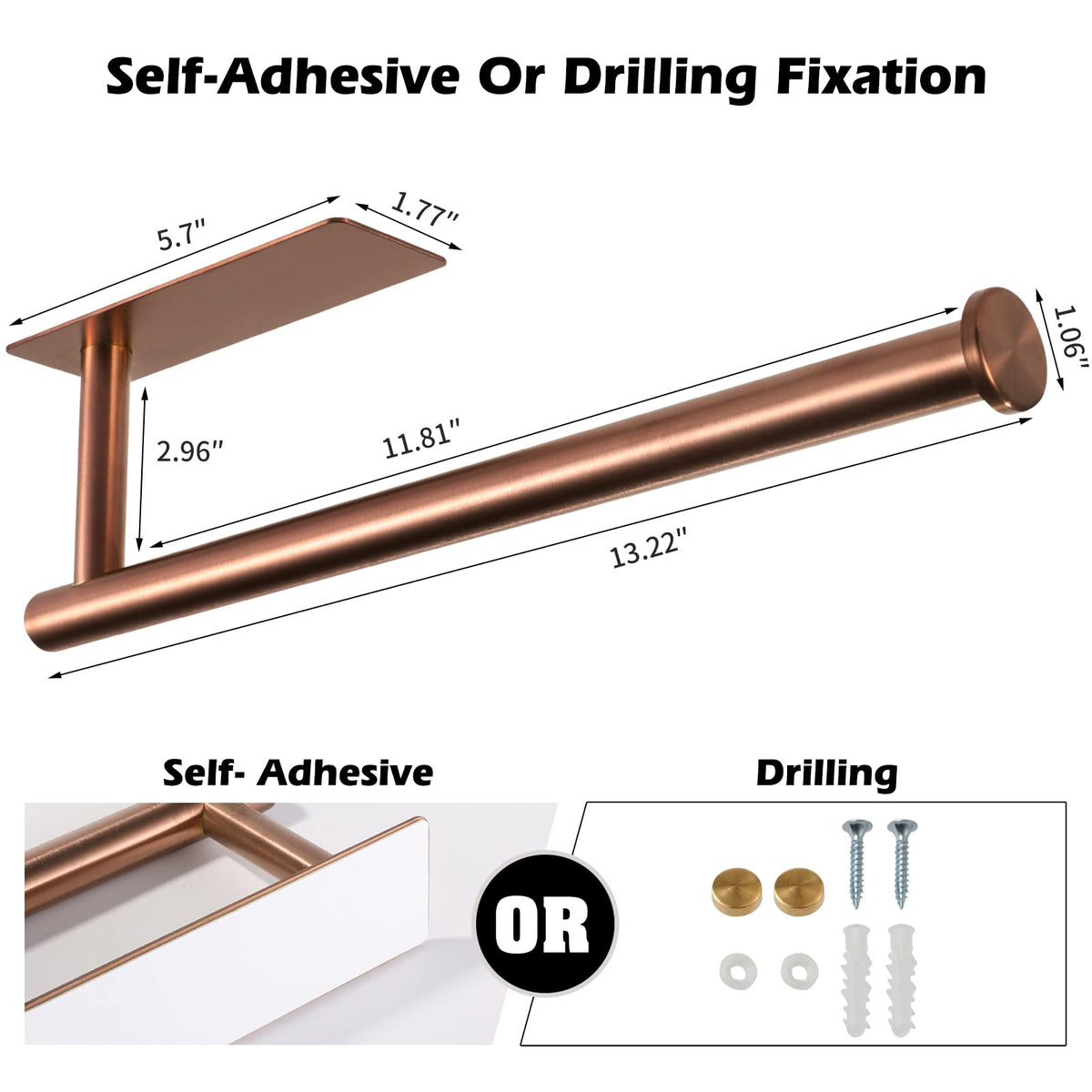theaoo Rose Gold SUS304 stainless steel offers rust resistance for longevity.