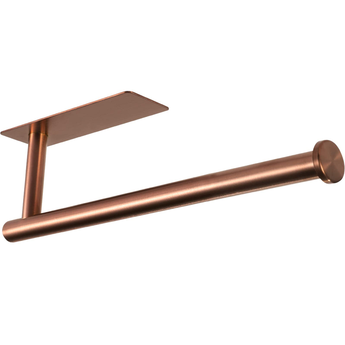 theaoo Rose Gold Under-Cabinet Paper Towel Holder keeps towels tidy and accessible.