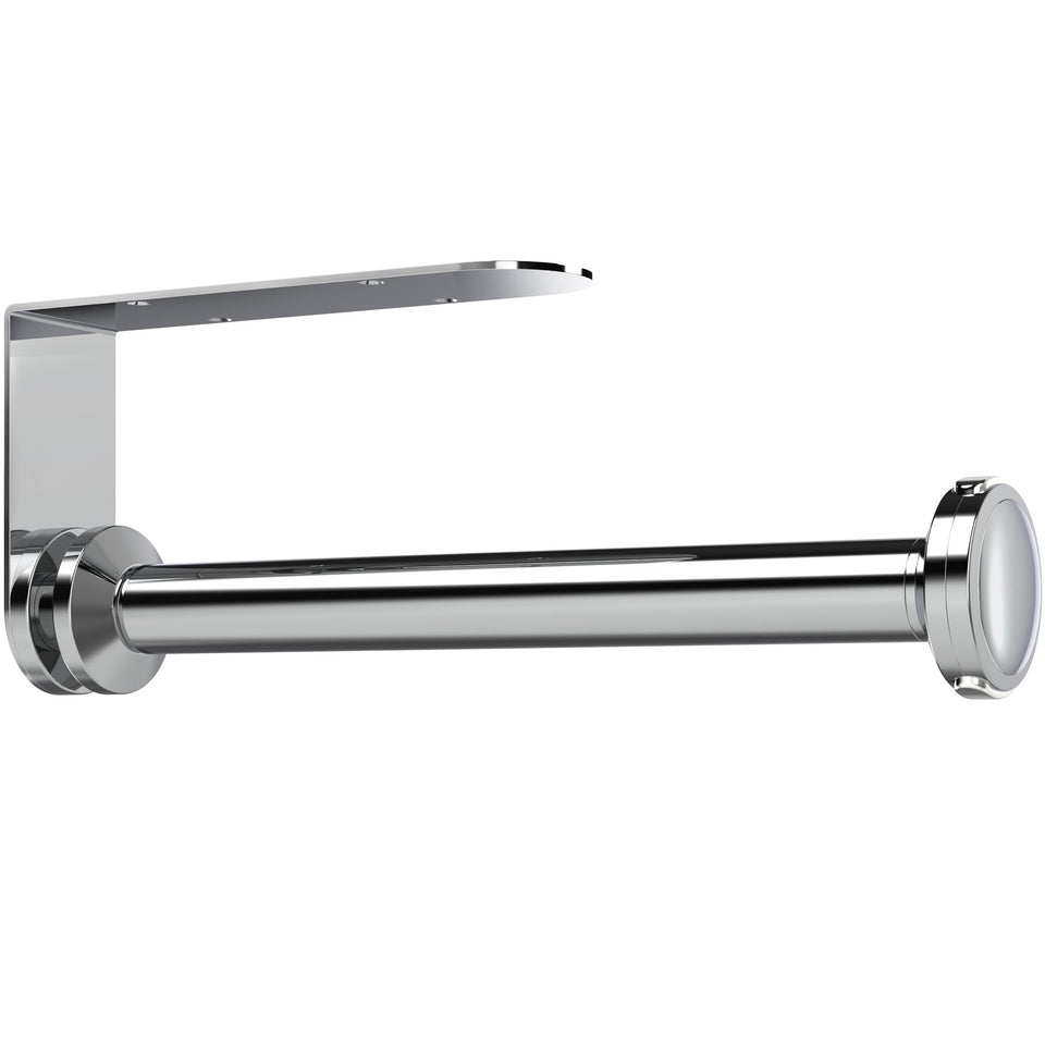 theaoo under-cabinet paper towel holder mounted securely for easy access