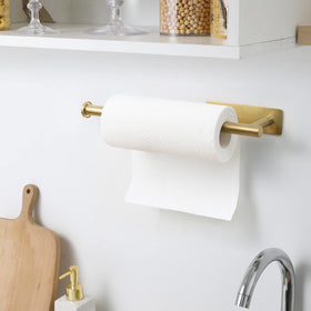 theaoo wall mount paper towel holder keeps counters tidy and accessible