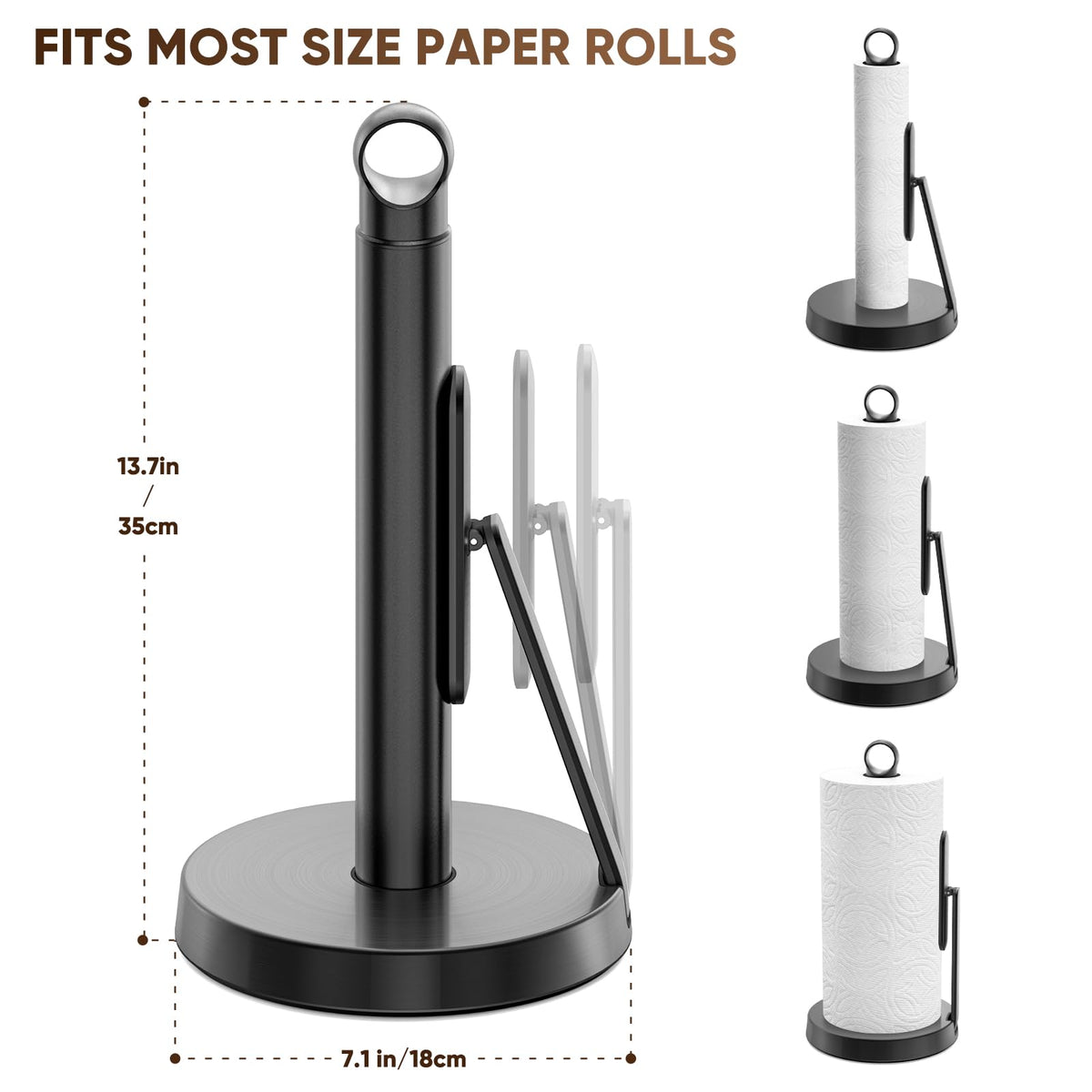 theaoo weighted non-slip base ensures stable use during busy kitchen tasks
