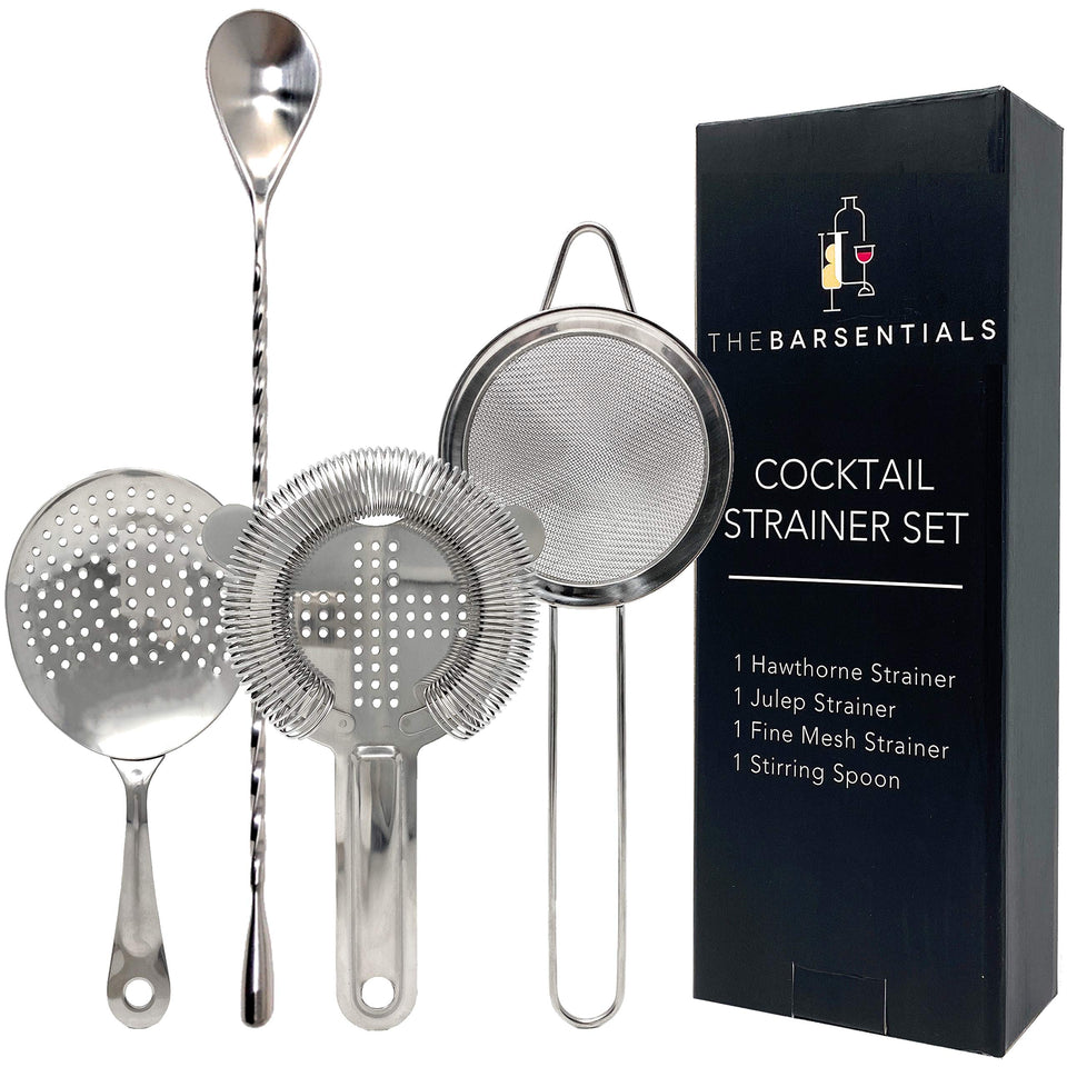 TheBarsentials Hawthorne strainer with spring for precise filtration over a shaker