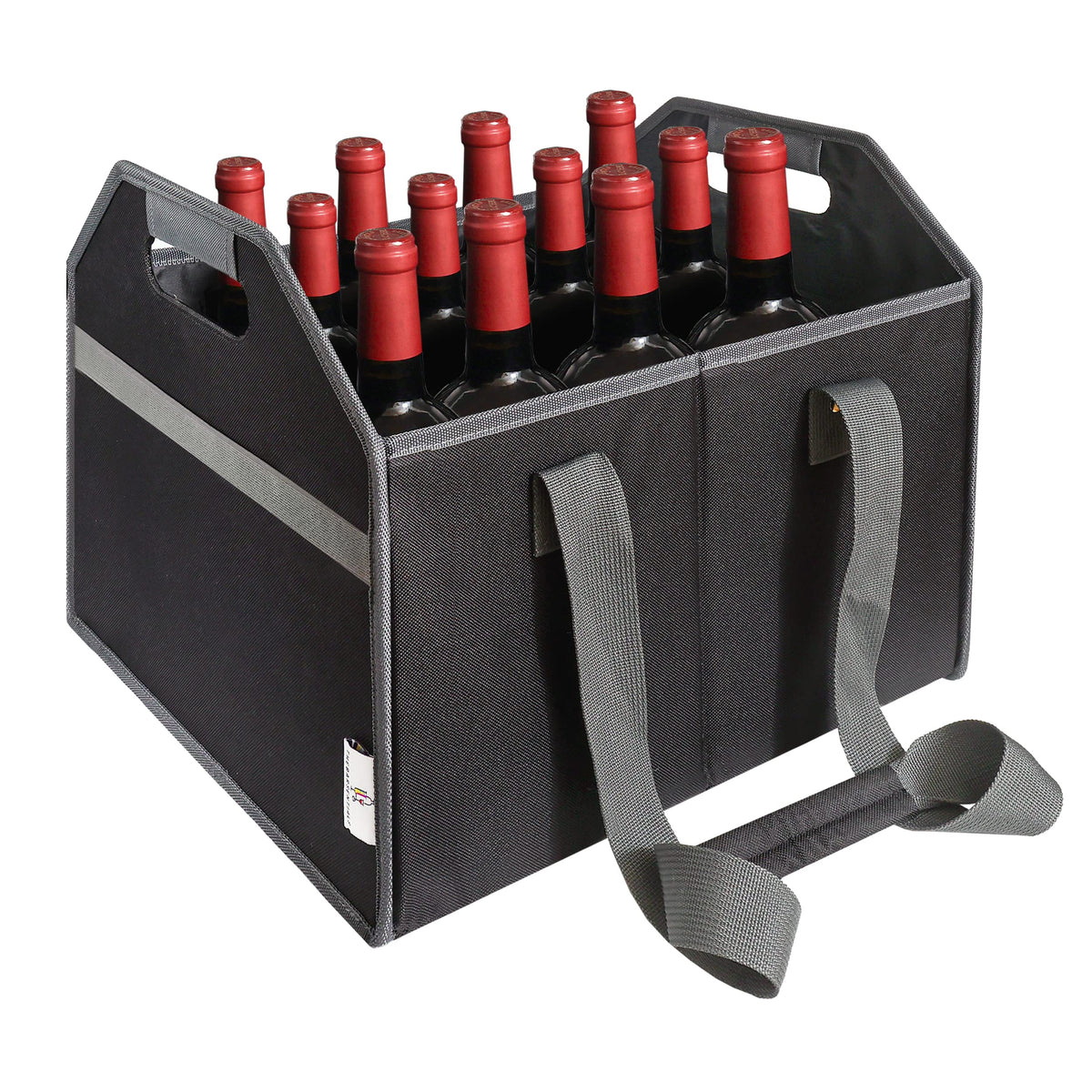 The Barsentials travel-friendly caddy handles groceries and beverages on the go.