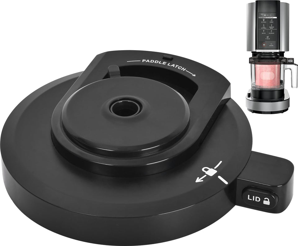 TheClouds NC301 outer bowl lid, clear polycarbonate, durable replacement for Ninja ice cream makers