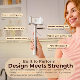 TheDOM single-piece design prevents dirt buildup during prep.