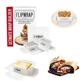 The Flipwrap Tortilla Wrap Maker Kit in 10in setup for precise folds.