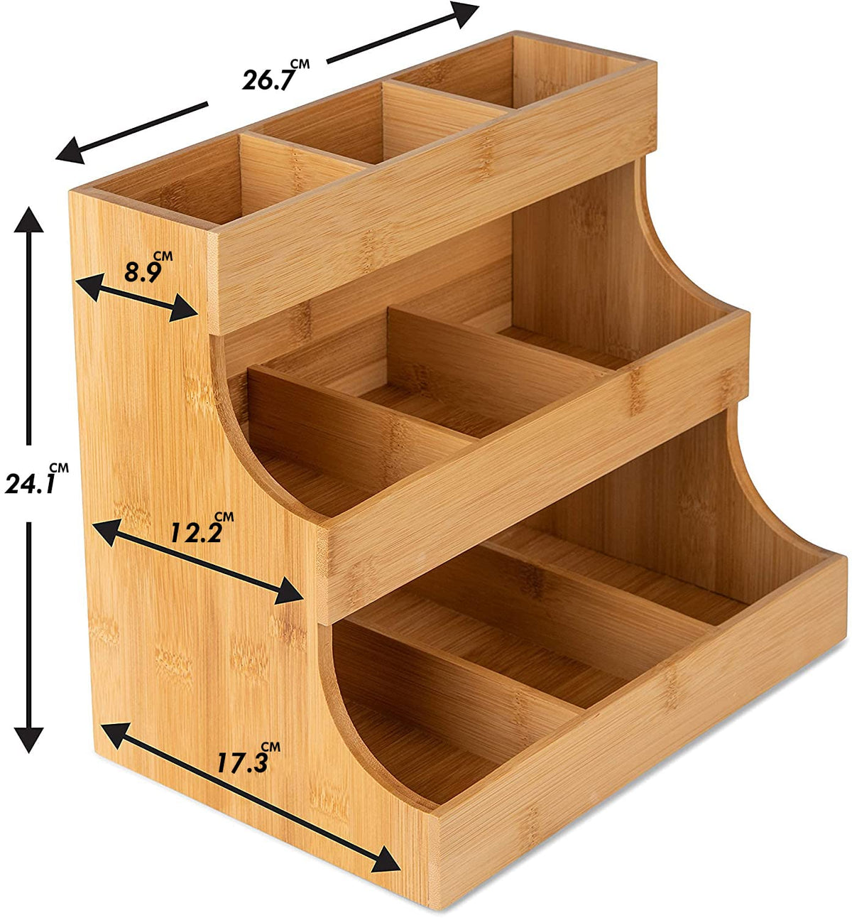 Theodore bamboo tea storage showcases natural material and durable construction for daily use