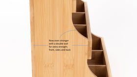 The Theodore coffee pod and sugar creamer storage complements tea corners