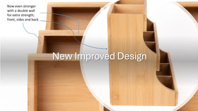Theodore 180-bag capacity vertical holder maximizes storage with a compact footprint