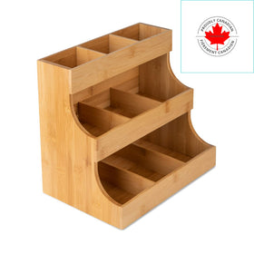 The Theodore organizer is ideal for homes, cafes, hotels, or office tea service