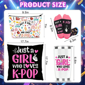 Theook K-pop pillowcase adds vibrant decor for teen bedrooms.