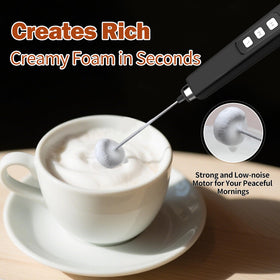 Theresduet three-speed control lets you customize froth