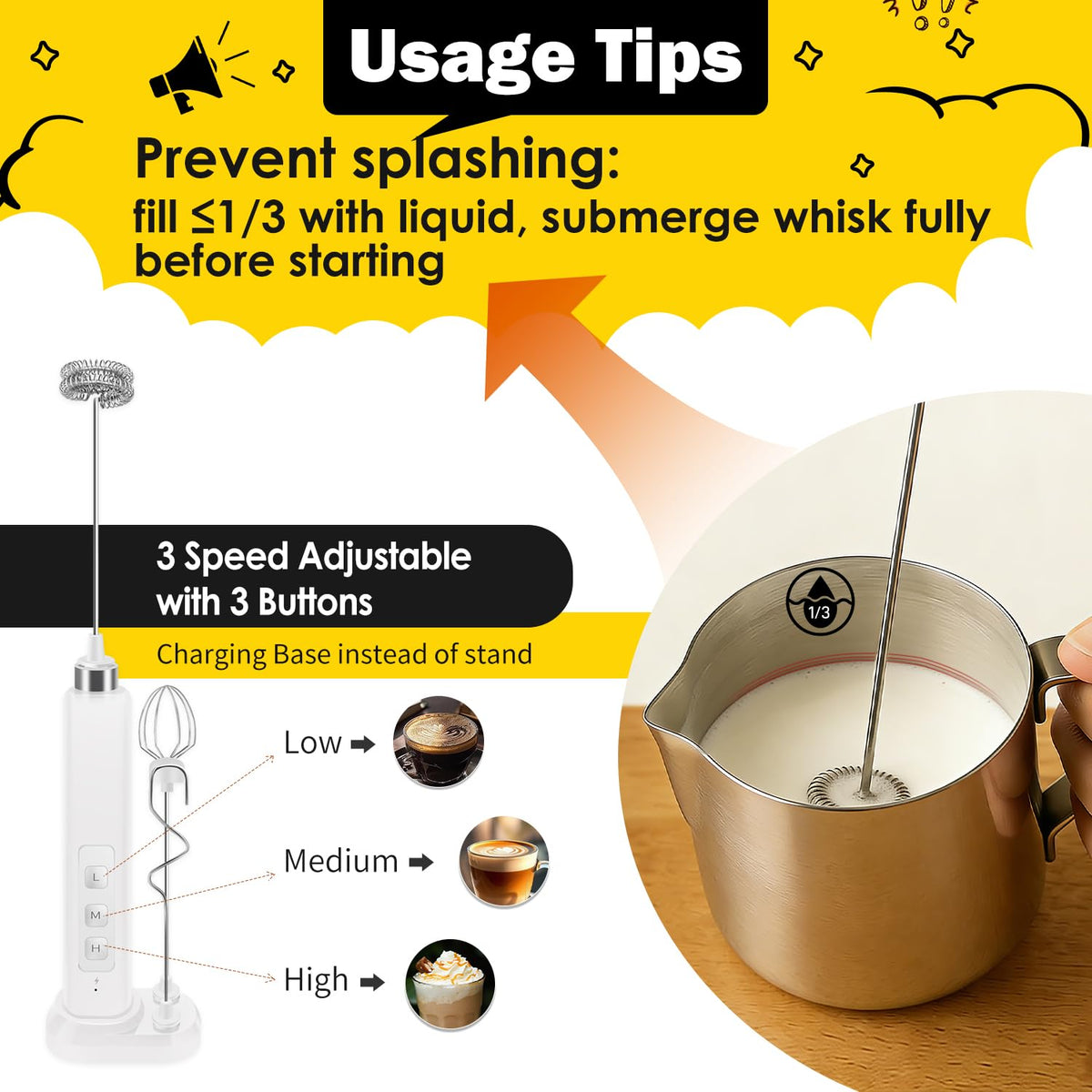 Theresduet whisk-storage keeps extra attachments neatly accessible