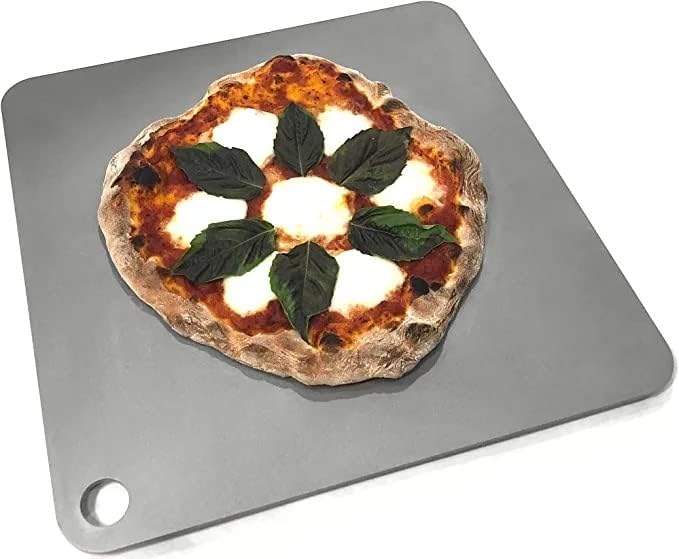 THERMICHEF two pizzas on steel for a side by side bake