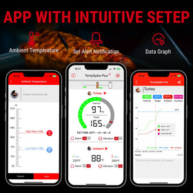 ThermoPro readings display internal and ambient temperatures