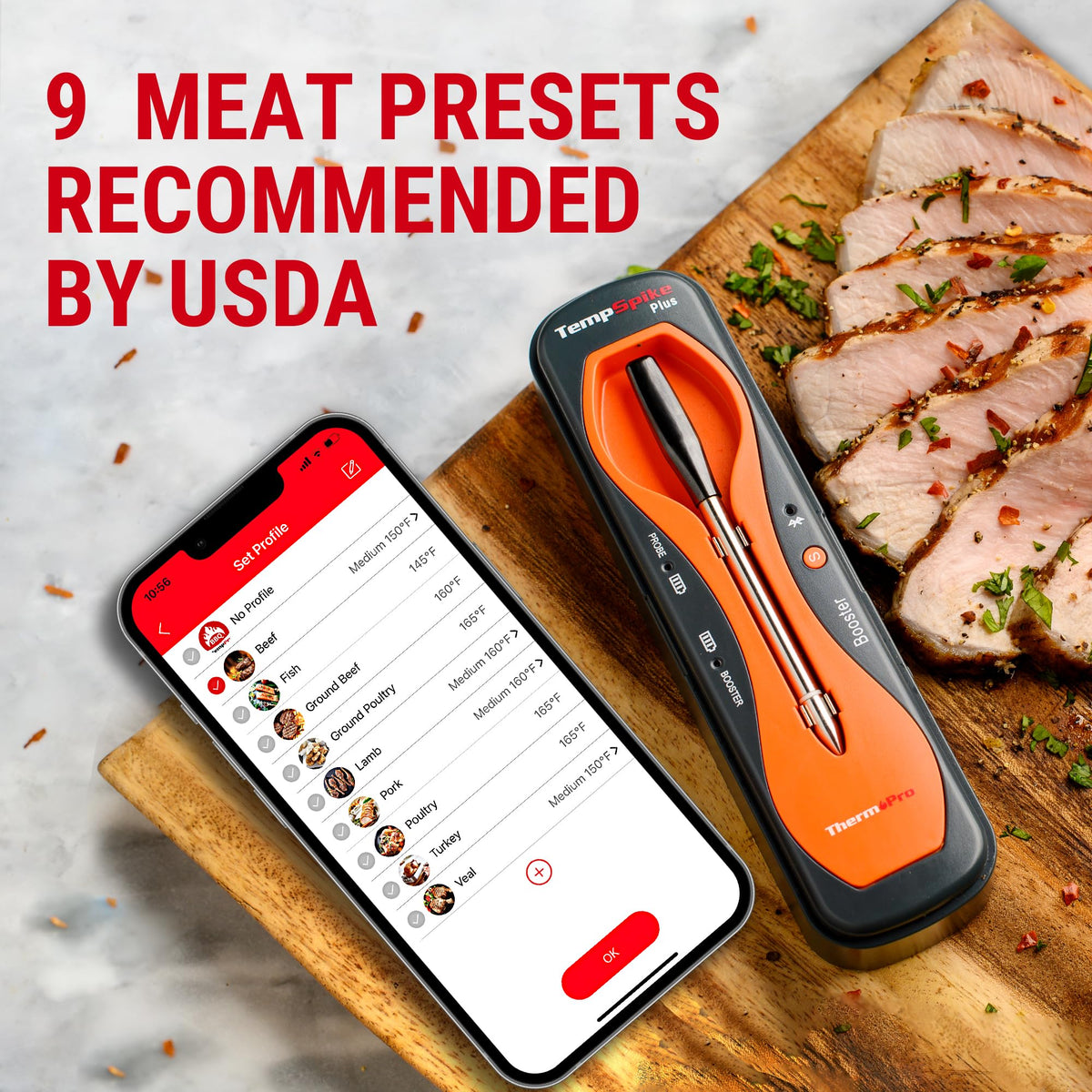 ThermoPro suitable for sous vide and oven temperature tracking