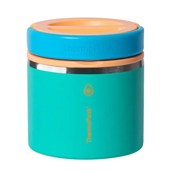 ThermoFlask blue 20 oz food jar keeps meals fresh during travel