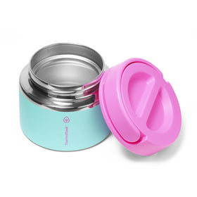 ThermoFlask food jar built-in handle adds portable convenience.