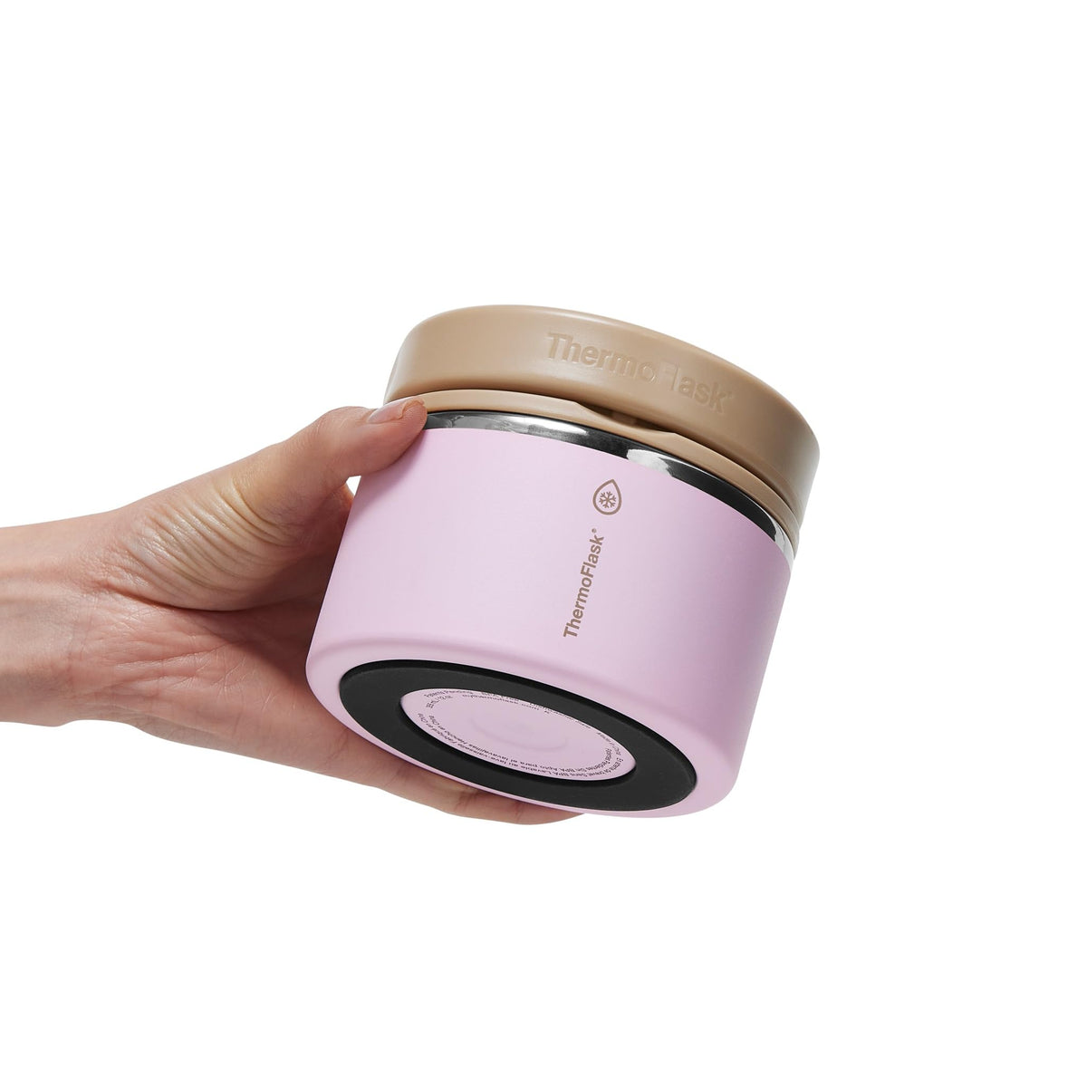 Dishwasher-safe ThermoFlask food jar and lid simplify cleaning after meals.