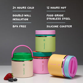 ThermoFlask dishwasher-safe jar simplifies cleaning and reusability.