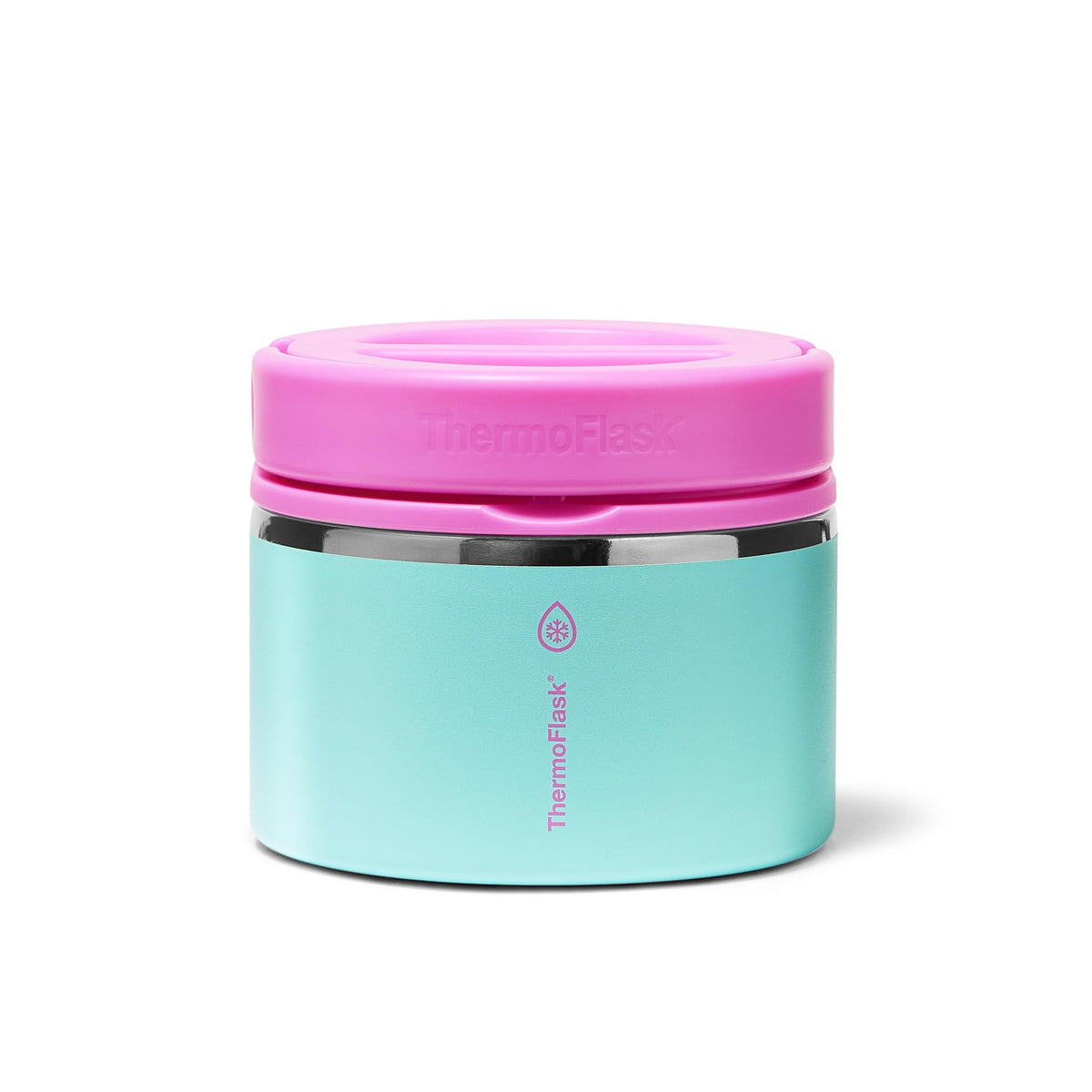 ThermoFlask food jar leakproof lid shows a secure seal for on-the-go meals.