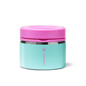 ThermoFlask food jar leakproof lid shows a secure seal for on-the-go meals.