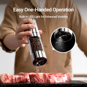 ThermoMaven 110 ml capacity grinder reduces refills during family meals.