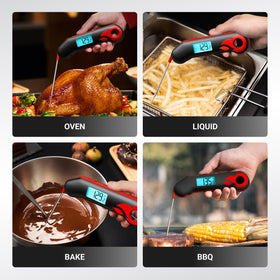 ThermoMaven ambidextrous auto-rotating display for both-handed use.