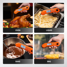 ThermoMaven bottle-opener feature adds practical convenience at barbecues.