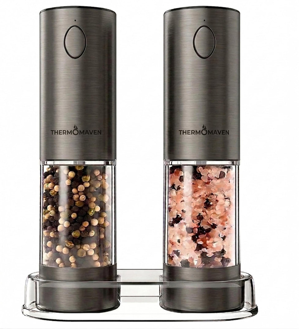 ThermoMaven 110ml capacity grinder reduces refills during family meals.