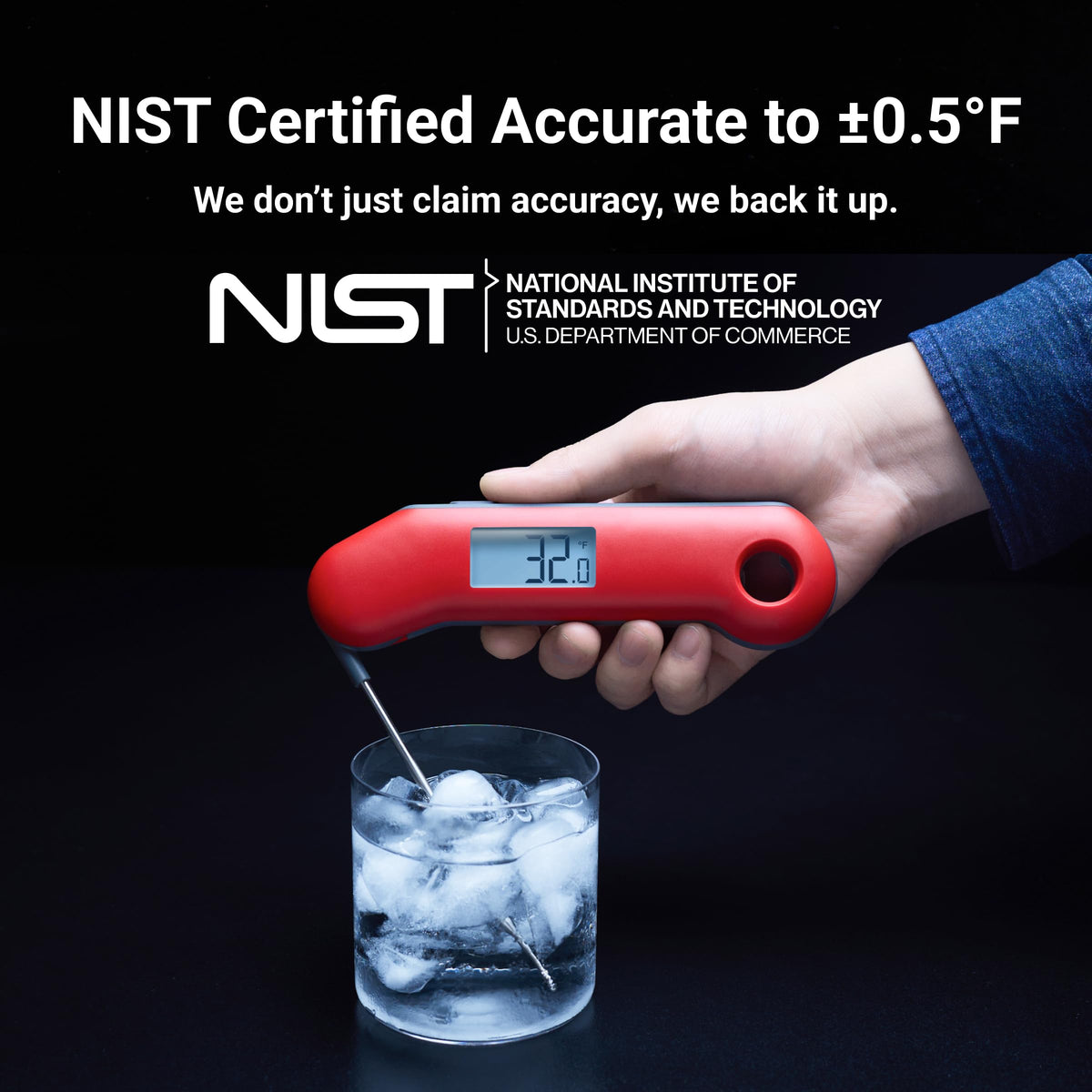 ThermoMaven IP67 waterproof design for easy cleaning and durability.