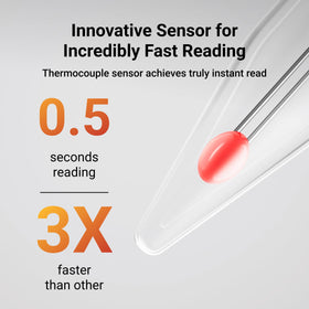 ThermoMaven NIST-certified accuracy for dependable cooking results.