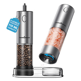 ThermoMaven 110ml grinder with high capacity for fewer refills.