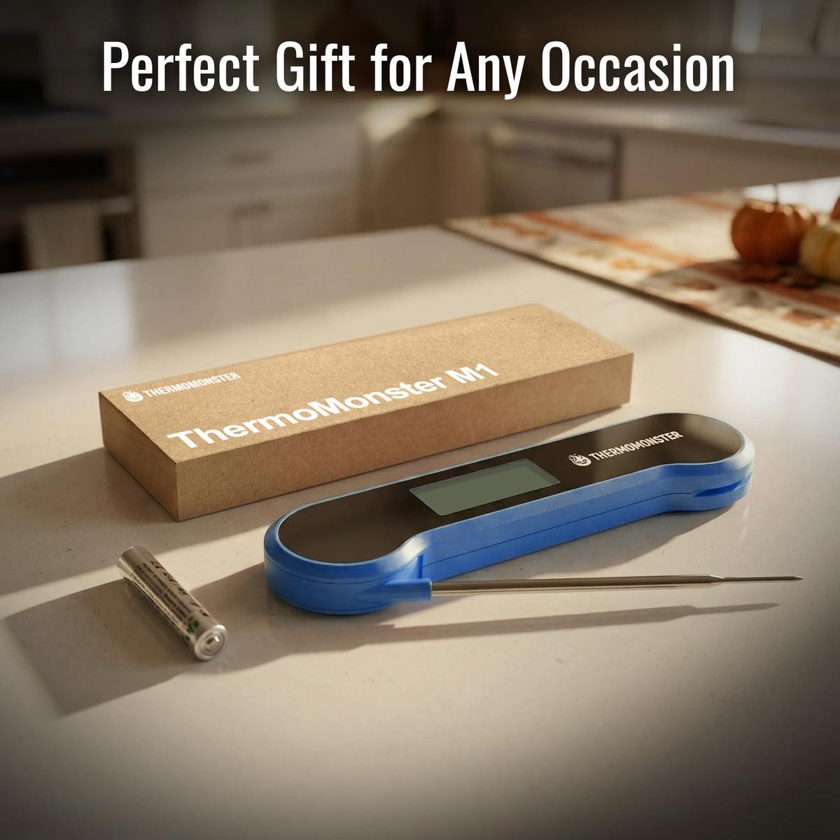 ThermoMonster easy-clean design stays splash-proof during cooking.