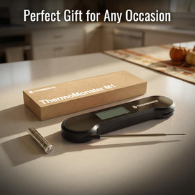 ThermoMonster gift-ready packaging highlights a practical kitchen gadget.