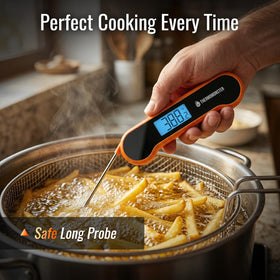 ThermoMonster motion sensing wake saves battery when idle