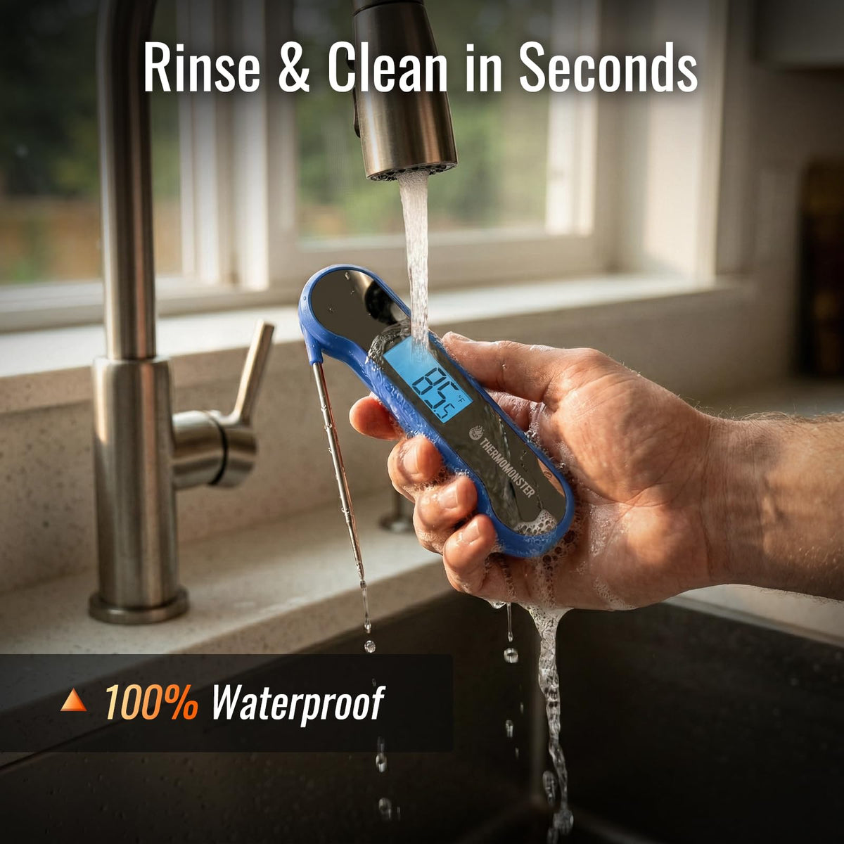 ThermoMonster NIST-certified precision ensures reliable measurements.