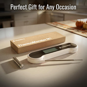 ThermoMonster rapid response thermometer for quicker cooking decisions.