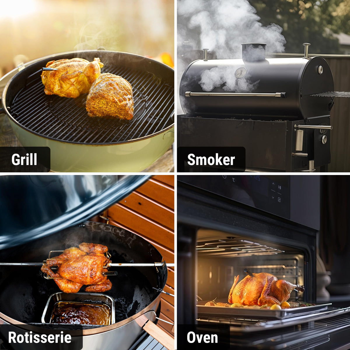 ThermoPro displays low battery alert for uninterrupted cooking