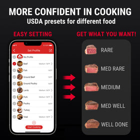 ThermoPro remote notifications keep you informed without constant phone checks.