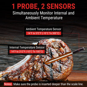 Smart app with alerts guides cooking without constant monitoring.