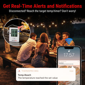 ThermoPro TP25 timer alarms help manage cooking and sides