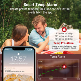 ThermoPro TP910 backlit LCD for clear readings in any lighting