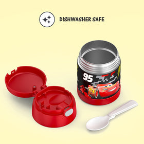 THERMOS FUNTAINER 10oz side view shows compact kid-friendly size.