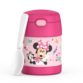 THERMOS FUNTainer 10oz Minnie front view showcasing compact kid-friendly design.