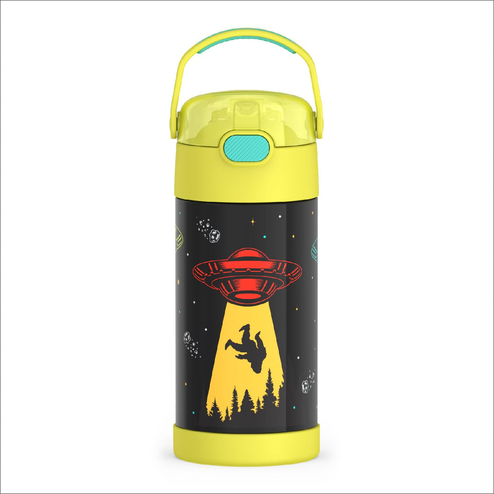 THERMOS FunTainer 12oz bottle with straw for on-the-go hydration.