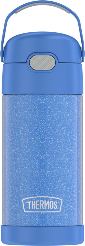THERMOS FUNTainer 12oz bottle keeps drinks cold for hours, ideal for school