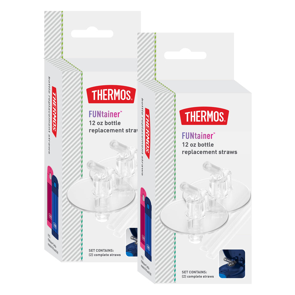 THERMOS FUNtainer 12oz replacement straw assembly for quick bottle refresh