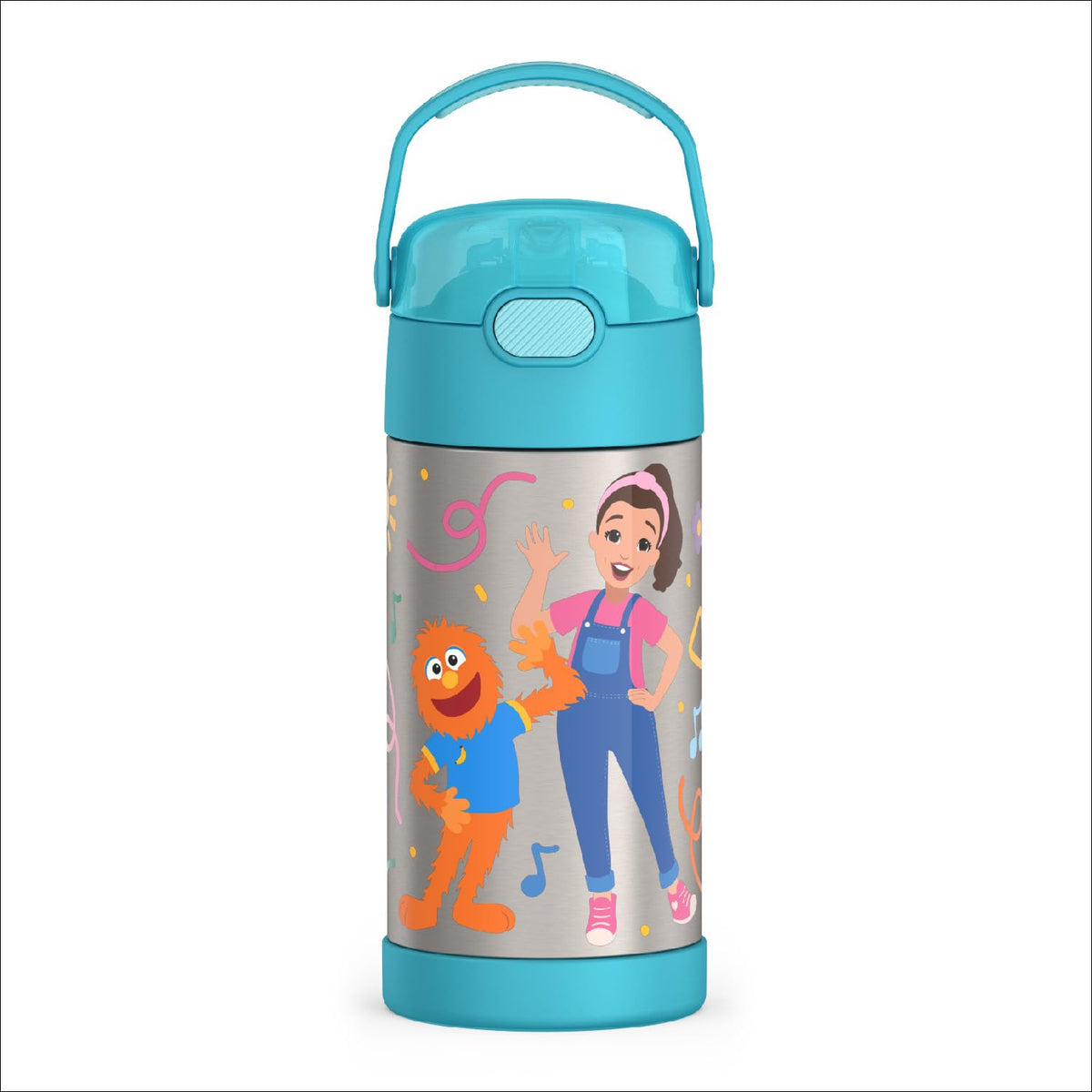 THERMOS FUNTAINER 12oz stainless steel bottle with durable school-day performance.